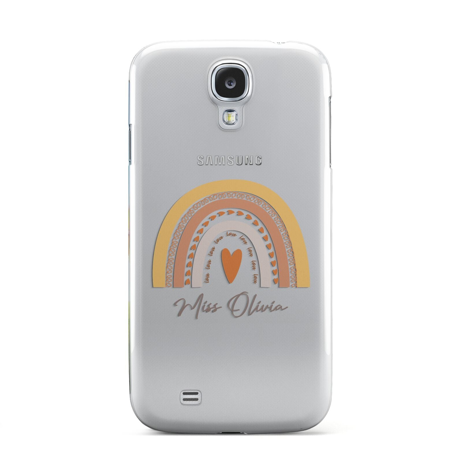 Personalised Teacher Neutral Rainbow Samsung Galaxy S4 Case