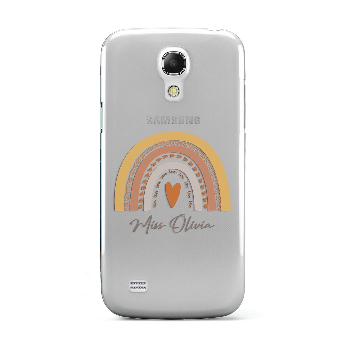 Personalised Teacher Neutral Rainbow Samsung Galaxy S4 Mini Case