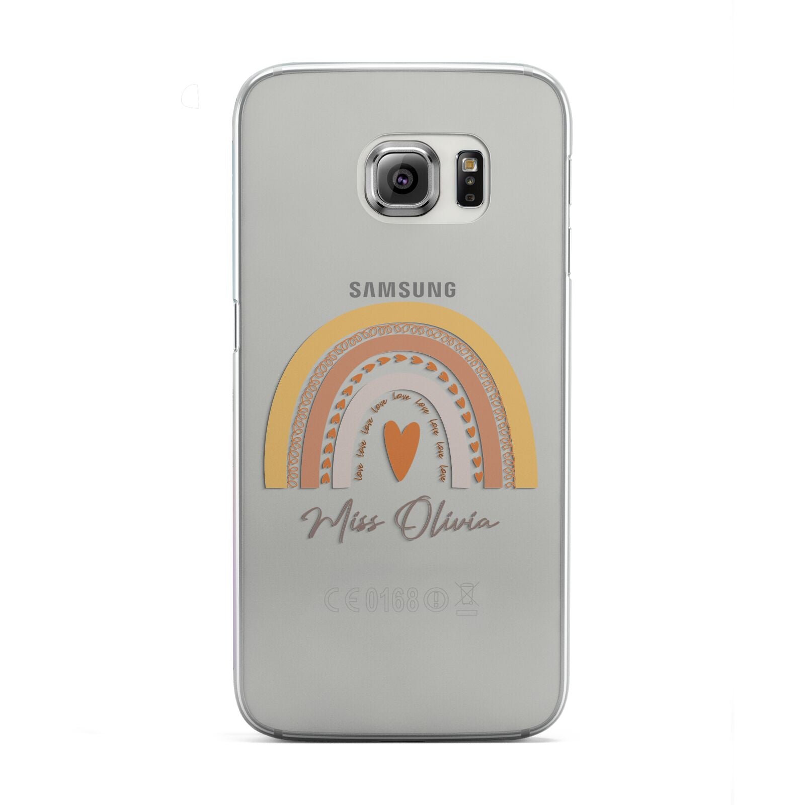 Personalised Teacher Neutral Rainbow Samsung Galaxy S6 Edge Case