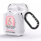 Personalised Teacher Thanks AirPods Clear Case Side Image