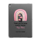 Personalised Teacher Thanks Apple iPad Grey Case