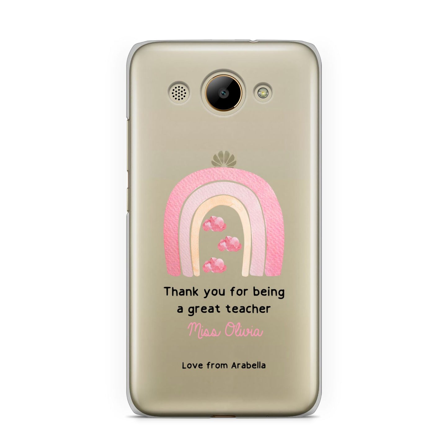 Personalised Teacher Thanks Huawei Y3 2017