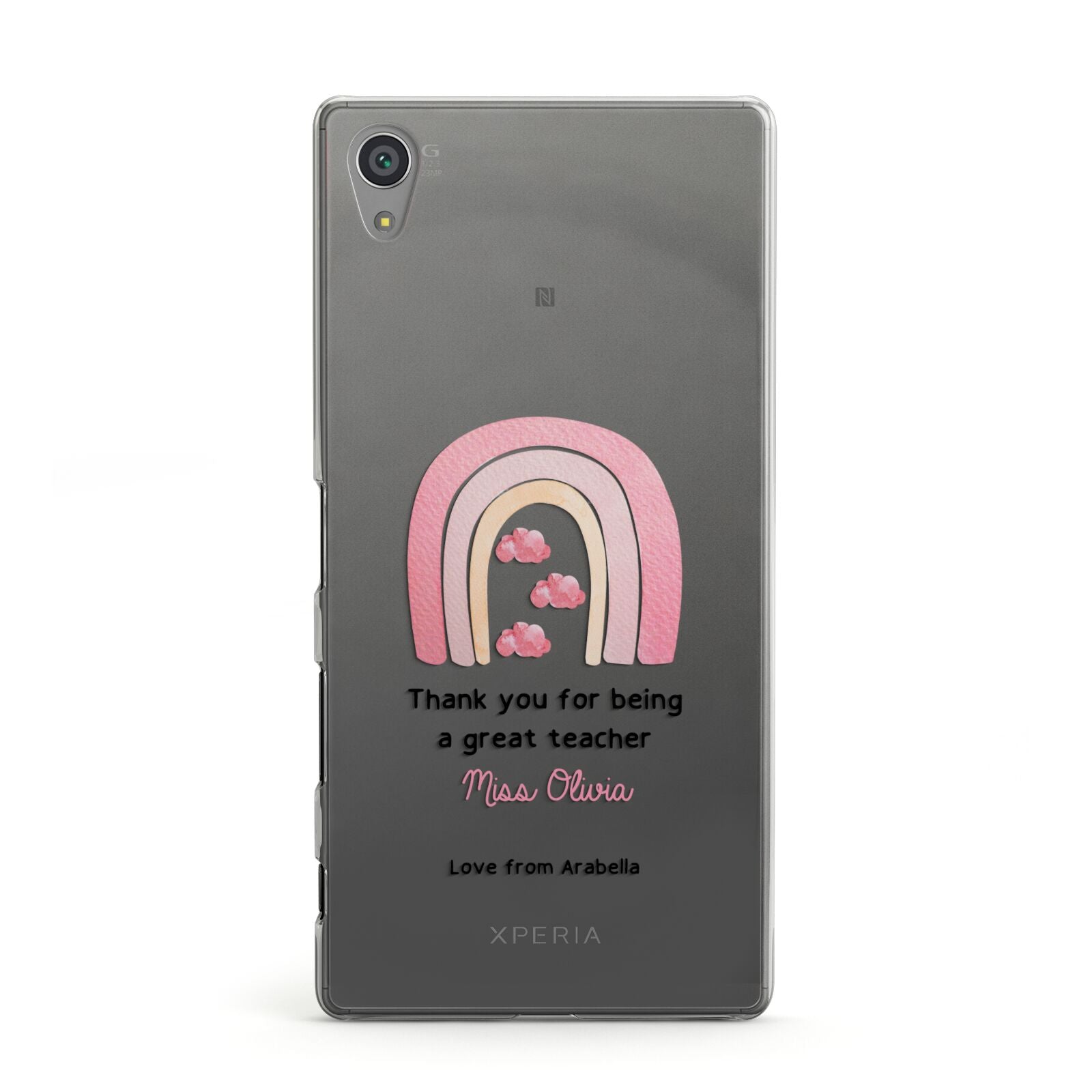 Personalised Teacher Thanks Sony Xperia Case