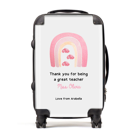 Personalised Teacher Thanks Suitcase