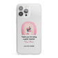 Personalised Teacher Thanks iPhone 13 Pro Max Clear Bumper Case