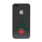 Personalised Text Christmas Tree Apple iPhone 4s Case