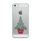 Personalised Text Christmas Tree Apple iPhone 5 Case