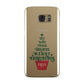 Personalised Text Christmas Tree Samsung Galaxy Case