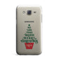 Personalised Text Christmas Tree Samsung Galaxy J7 Case