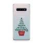 Personalised Text Christmas Tree Samsung Galaxy S10 Plus Case