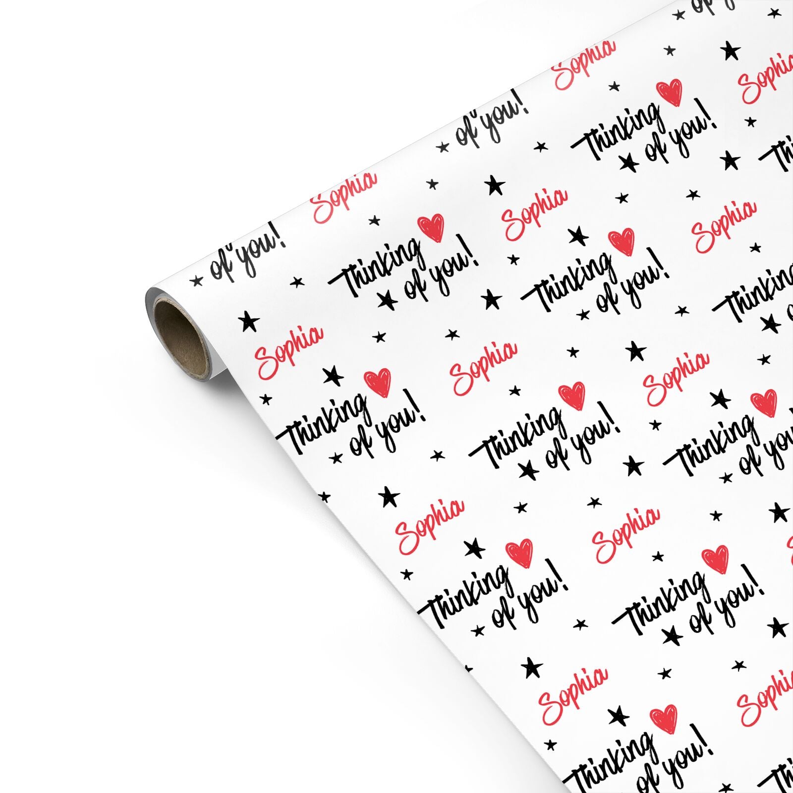 Personalised Thinking of You Personalised Gift Wrap