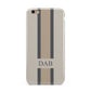 Personalised Three Stripes Apple iPhone 6 Plus 3D Tough Case