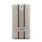 Personalised Three Stripes Samsung Galaxy Note 3 Case