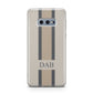 Personalised Three Stripes Samsung Galaxy S10E Case