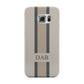 Personalised Three Stripes Samsung Galaxy S6 Edge Case