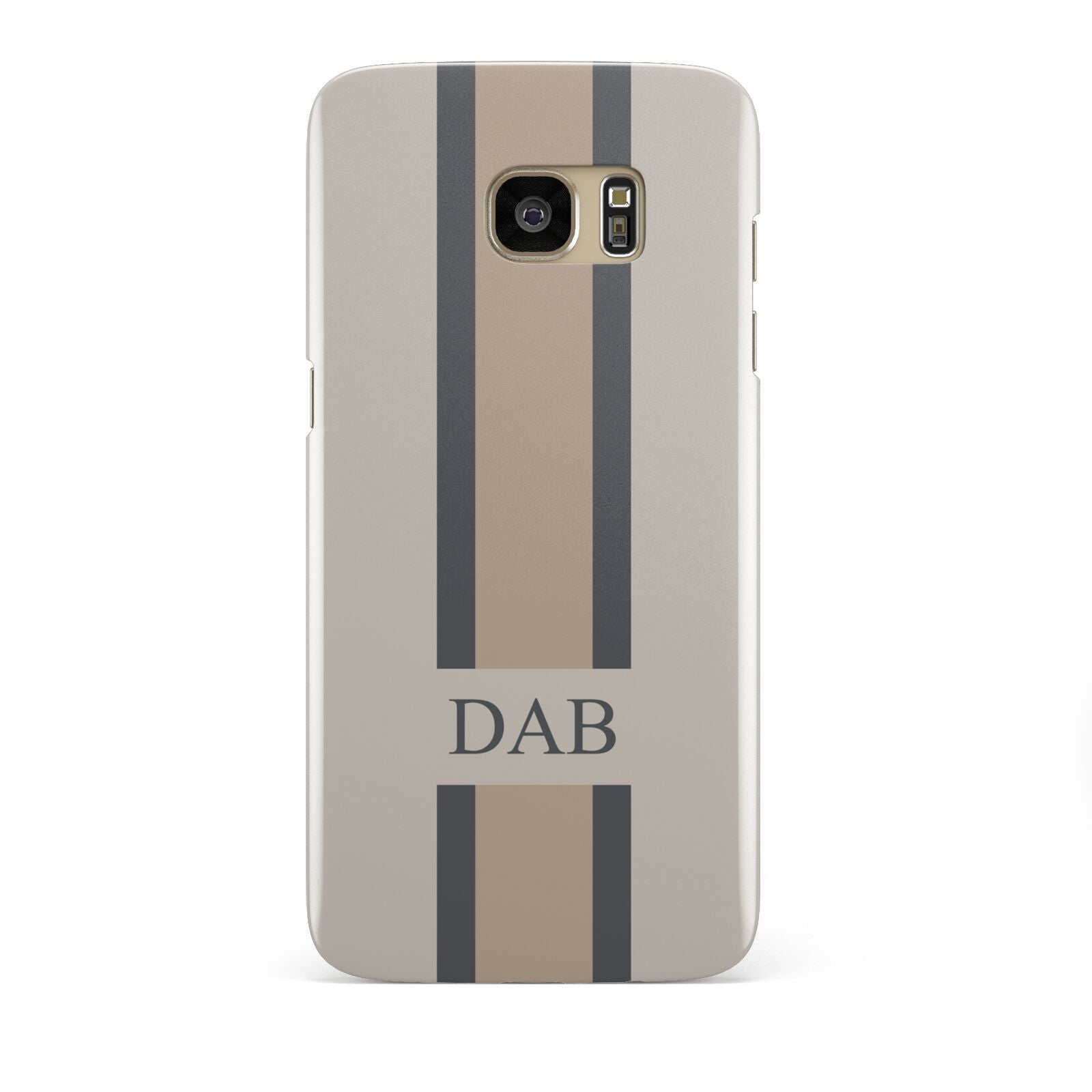 Personalised Three Stripes Samsung Galaxy S7 Edge Case