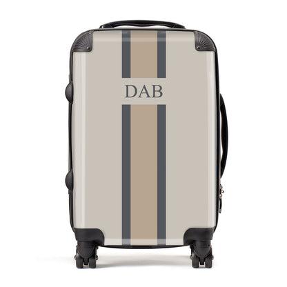 Personalised Three Stripes Suitcase