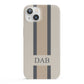 Personalised Three Stripes iPhone 13 Full Wrap 3D Snap Case