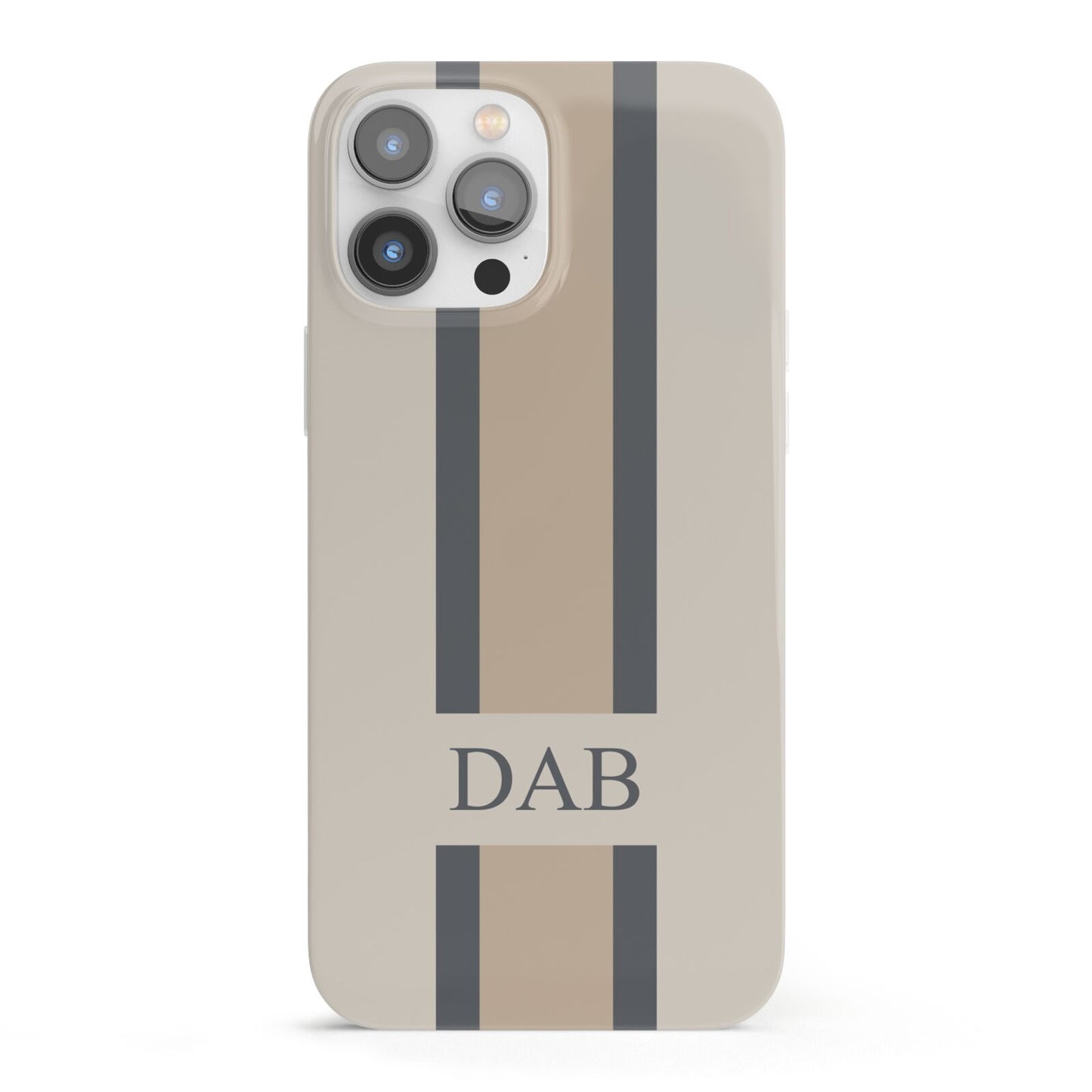 Personalised Three Stripes iPhone 13 Pro Max Full Wrap 3D Snap Case