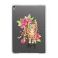 Personalised Tiger Apple iPad Grey Case