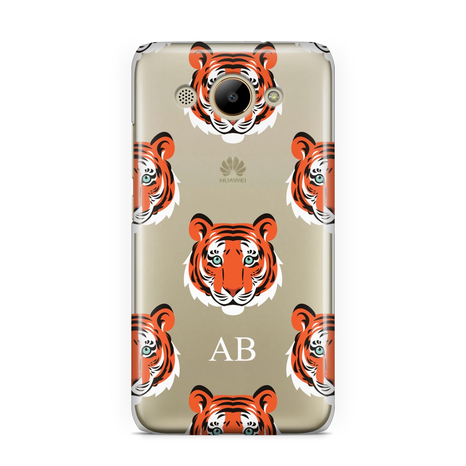 Personalised Tiger Head Huawei Y3 2017