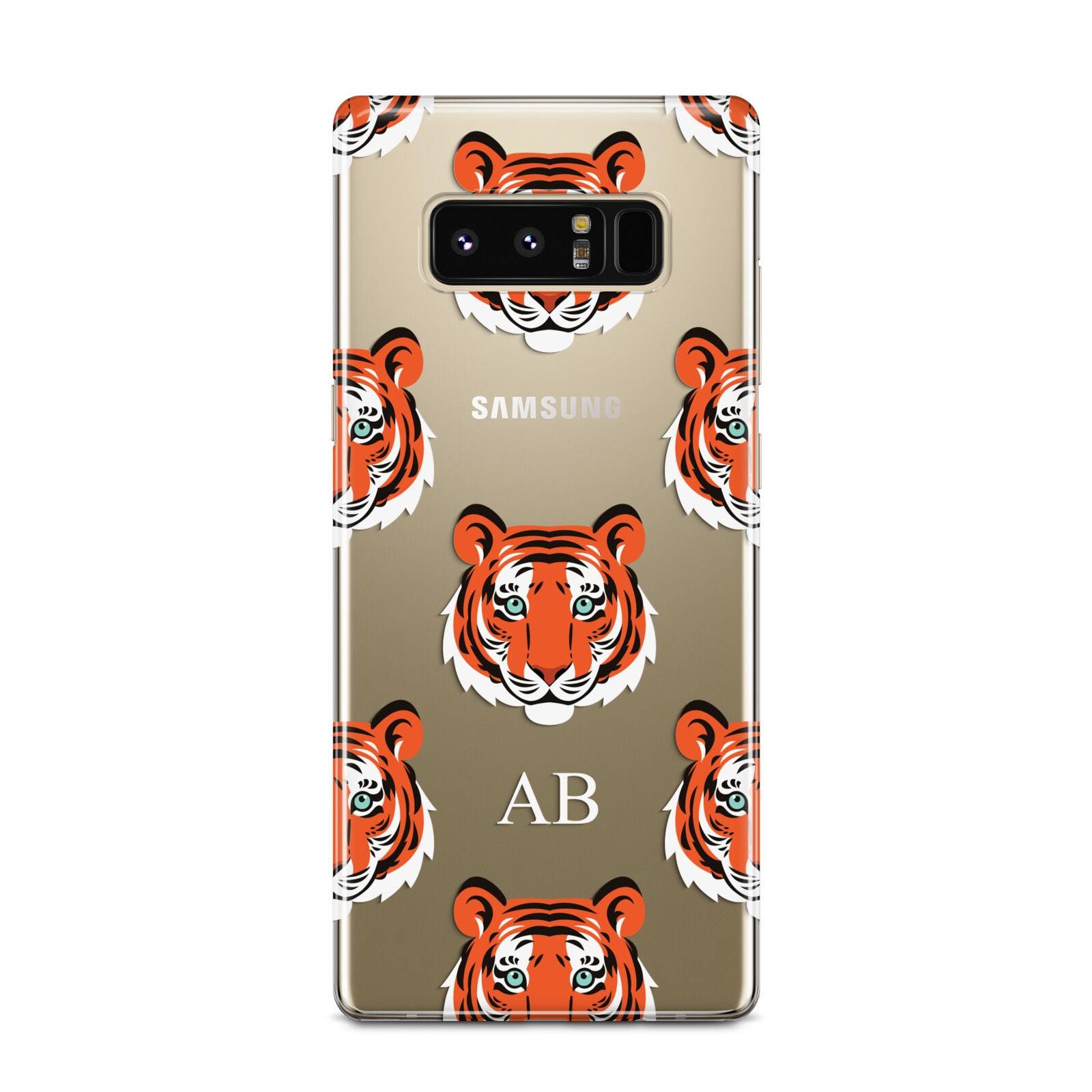 Personalised Tiger Head Samsung Galaxy Note 8 Case