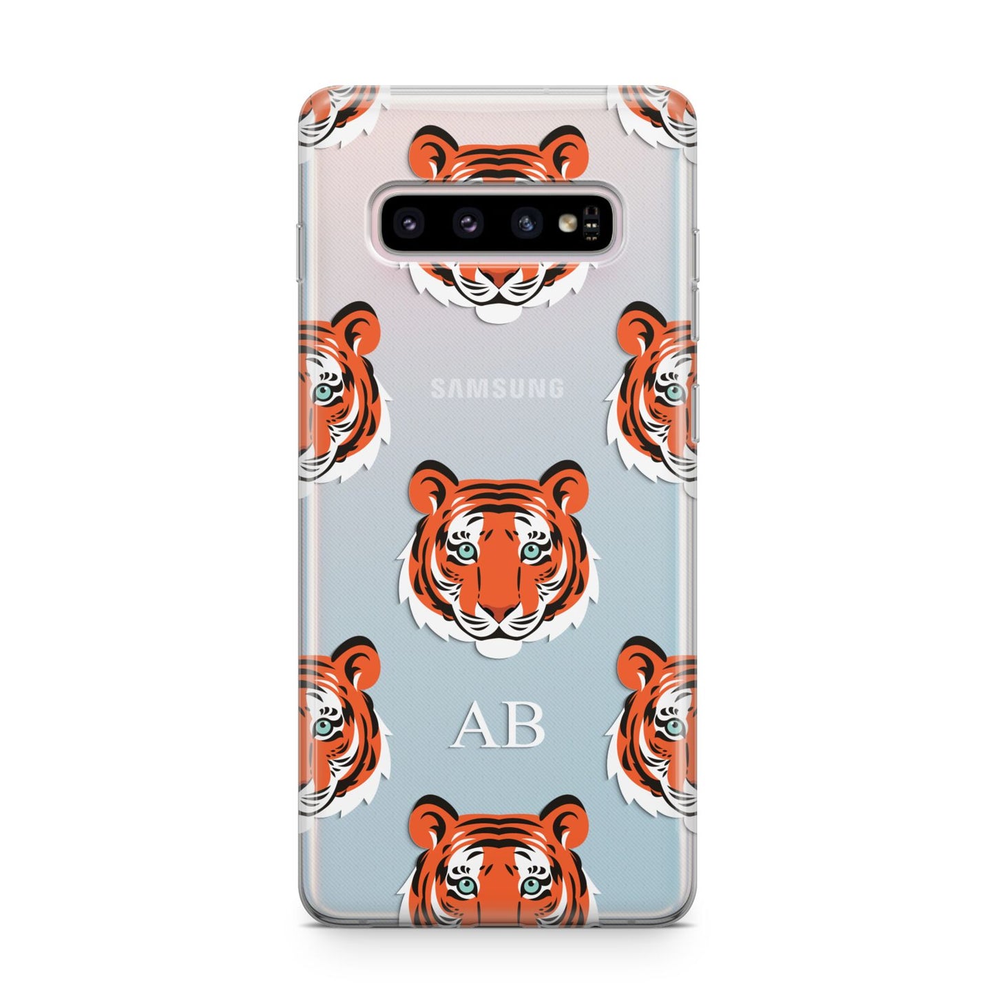 Personalised Tiger Head Samsung Galaxy S10 Plus Case