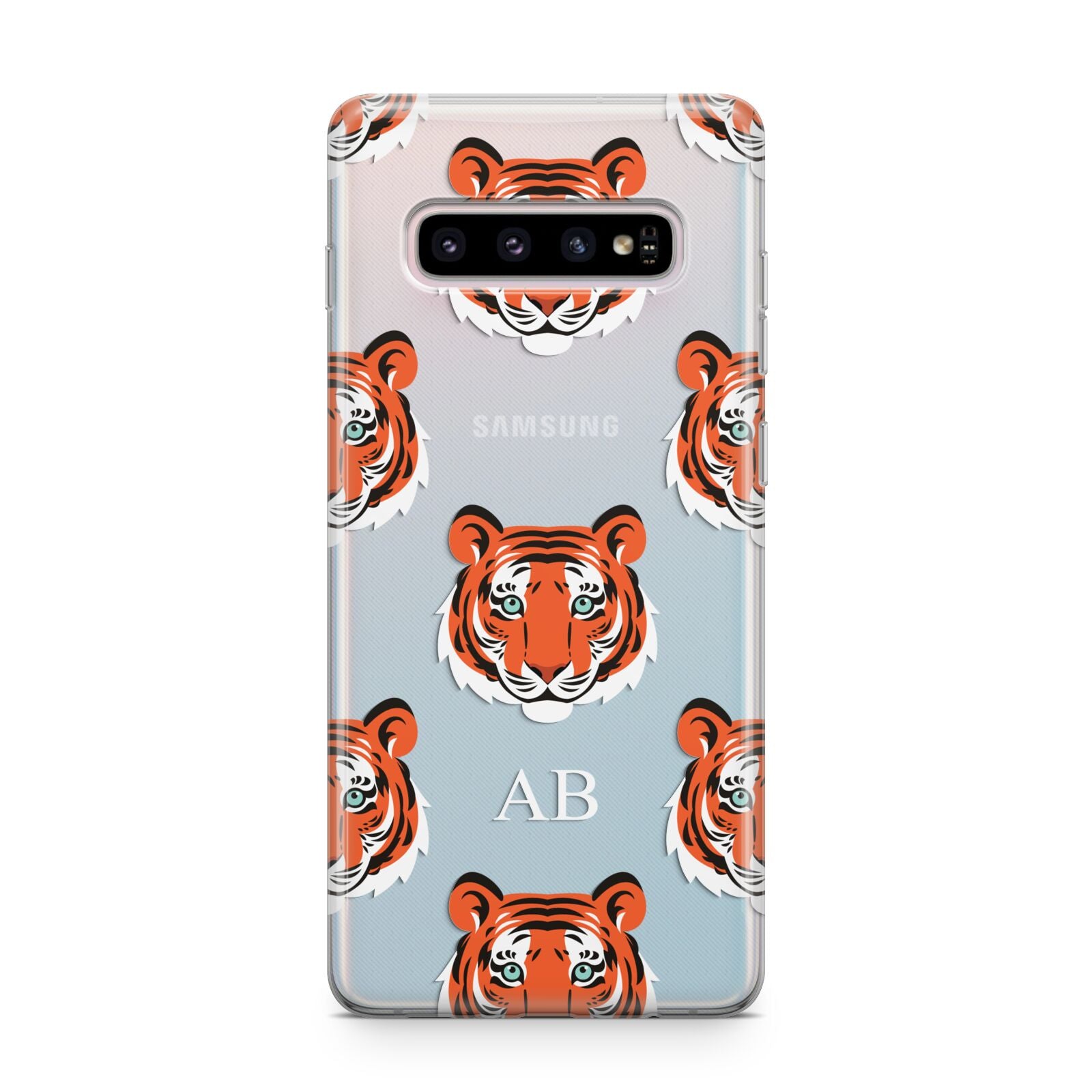 Personalised Tiger Head Samsung Galaxy S10 Plus Case