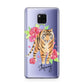 Personalised Tiger Huawei Mate 20X Phone Case