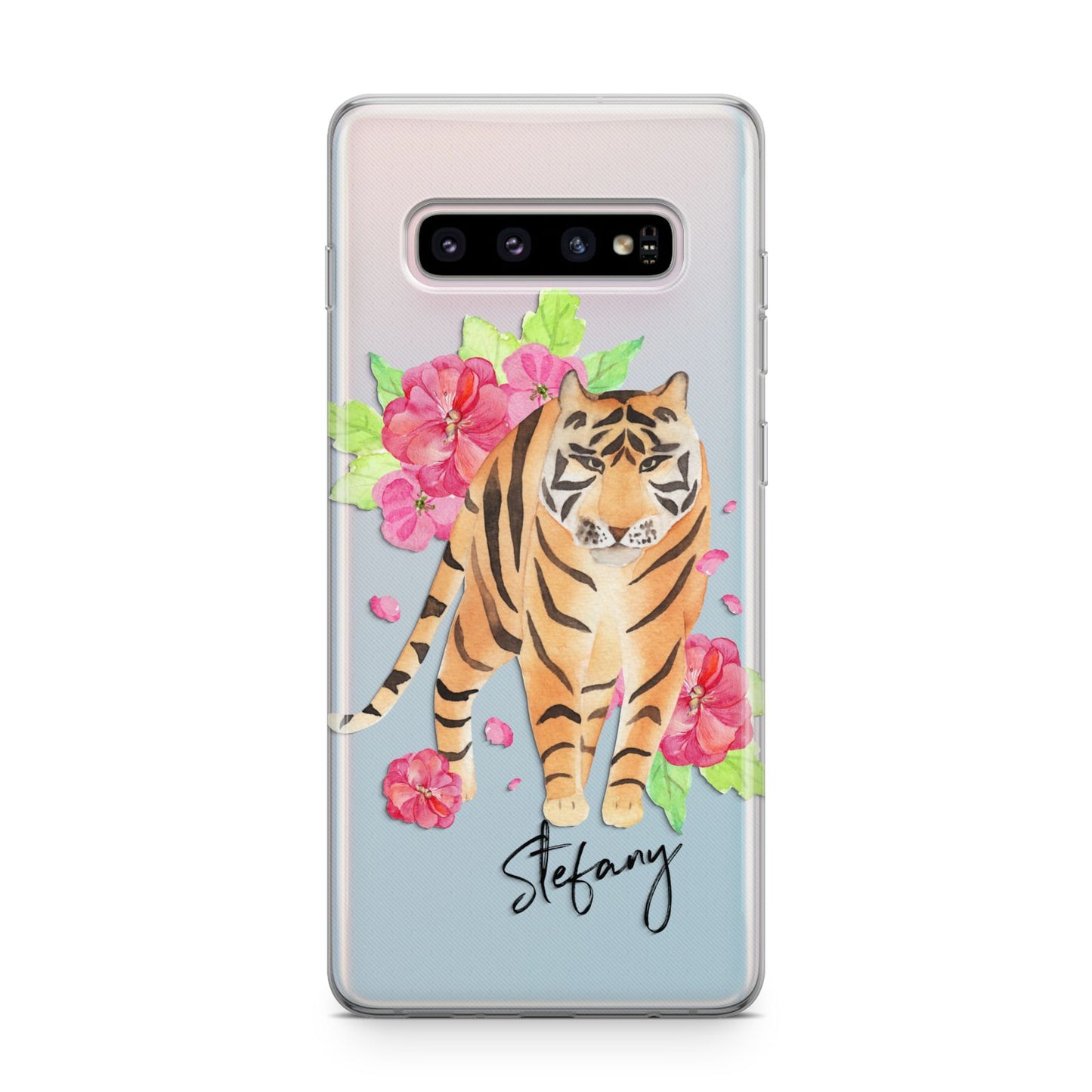 Personalised Tiger Samsung Galaxy S10 Plus Case