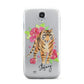 Personalised Tiger Samsung Galaxy S4 Case