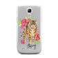 Personalised Tiger Samsung Galaxy S4 Mini Case