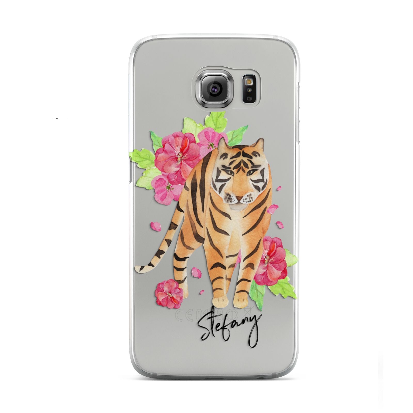 Personalised Tiger Samsung Galaxy S6 Case