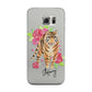 Personalised Tiger Samsung Galaxy S6 Edge Case