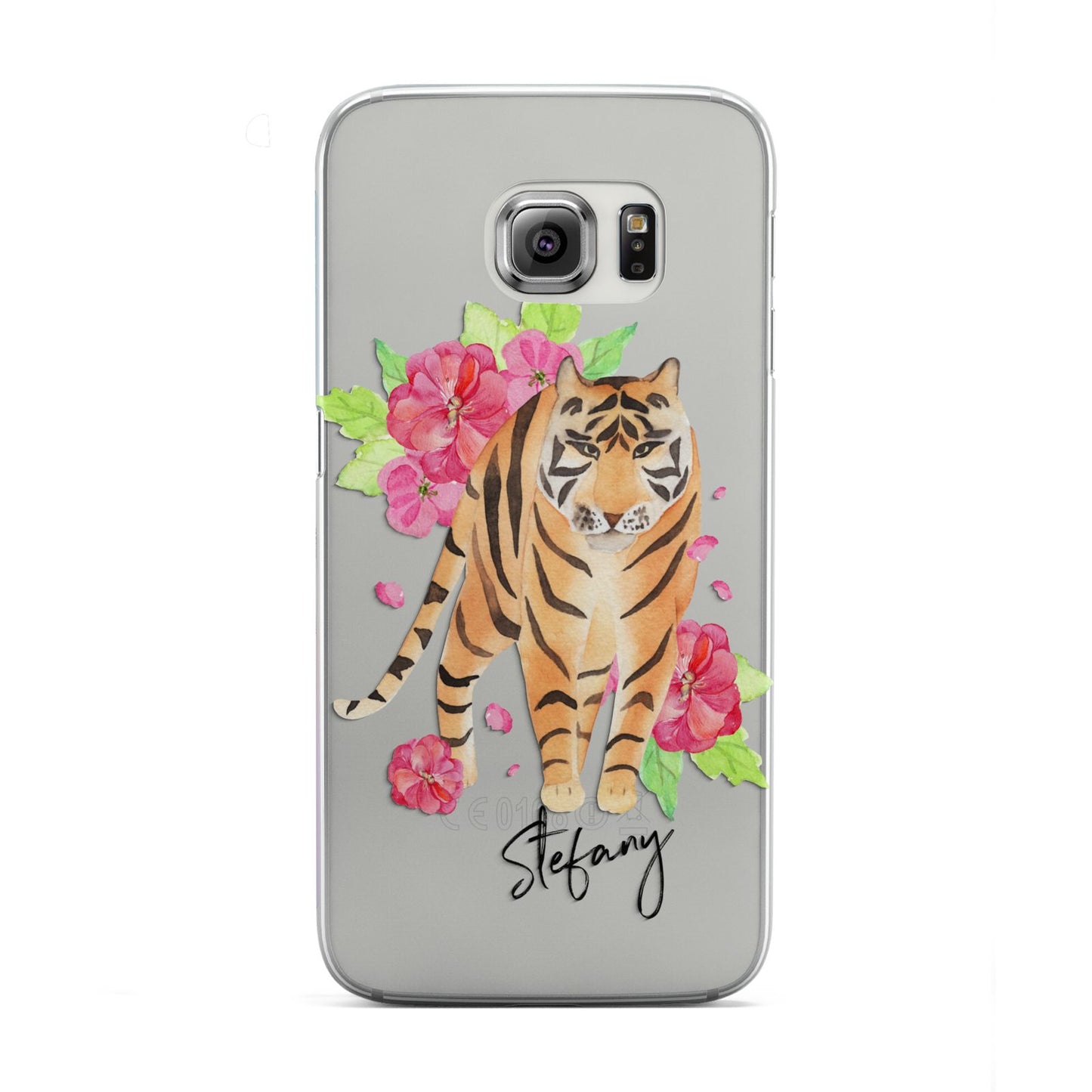 Personalised Tiger Samsung Galaxy S6 Edge Case