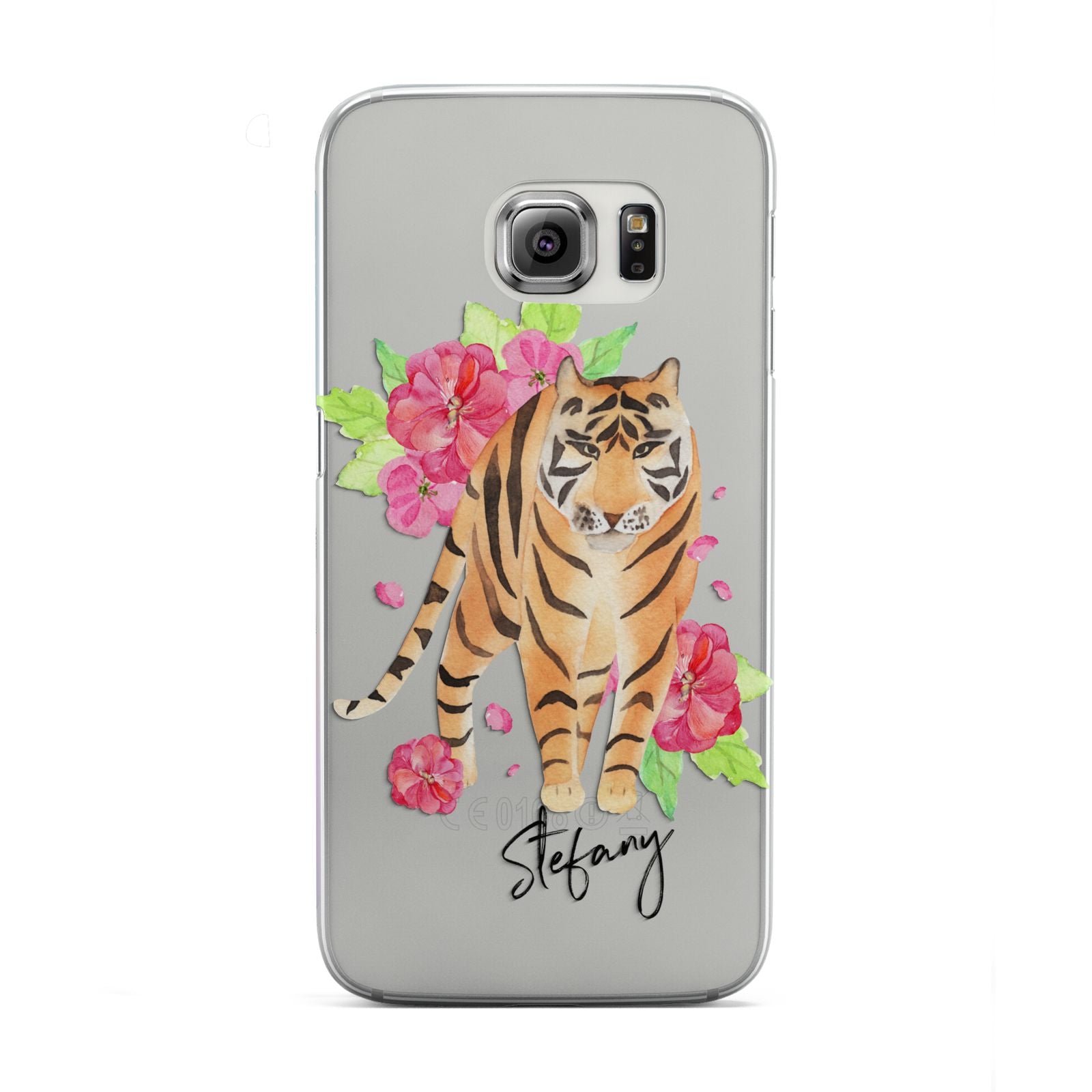 Personalised Tiger Samsung Galaxy S6 Edge Case
