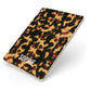 Personalised Tortoise Shell Pattern Apple iPad Case on Gold iPad Side View