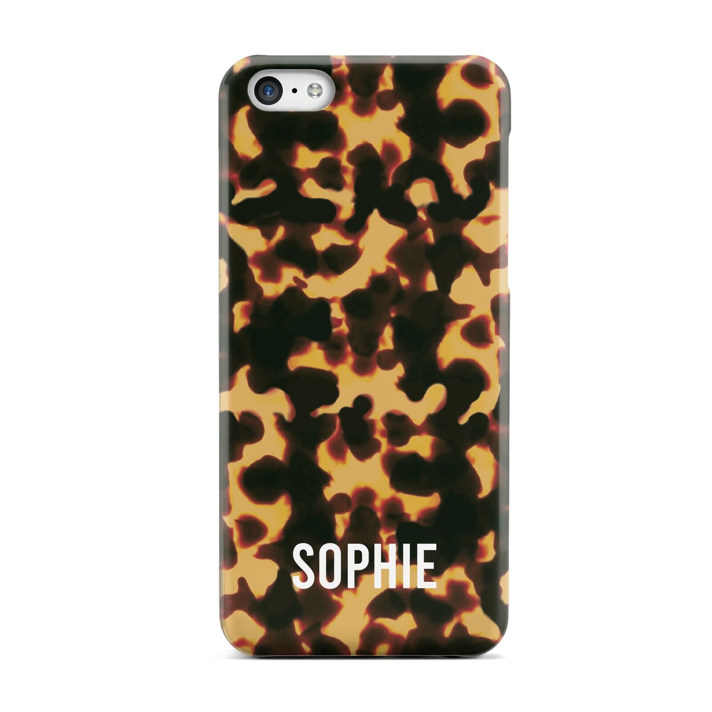 Personalised Tortoise Shell Pattern Apple iPhone 5c Case