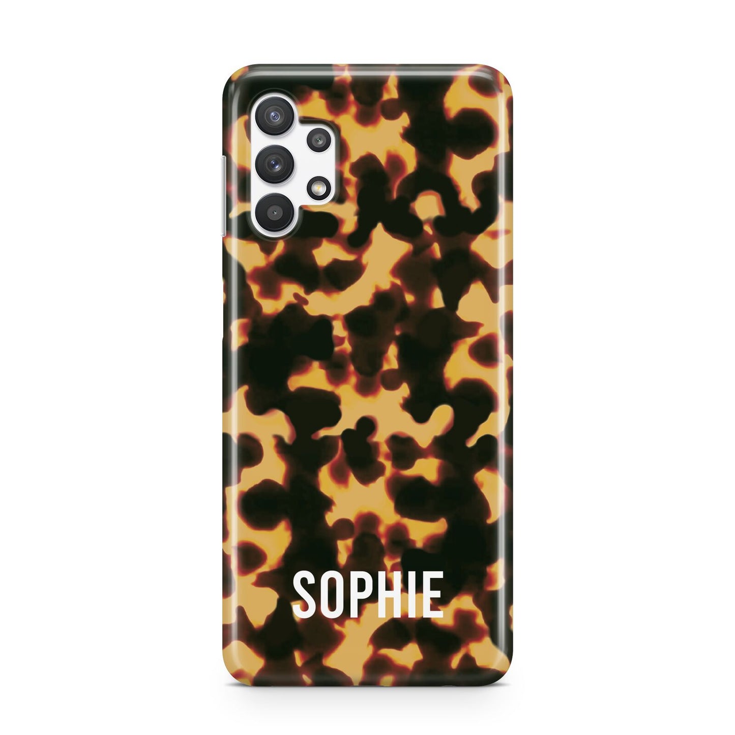 Personalised Tortoise Shell Pattern Samsung A32 5G Case