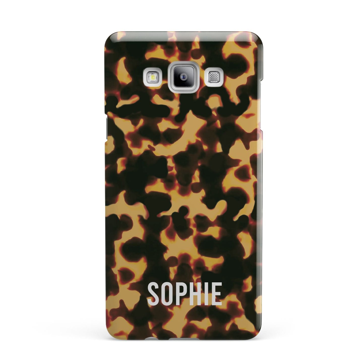 Personalised Tortoise Shell Pattern Samsung Galaxy A7 2015 Case
