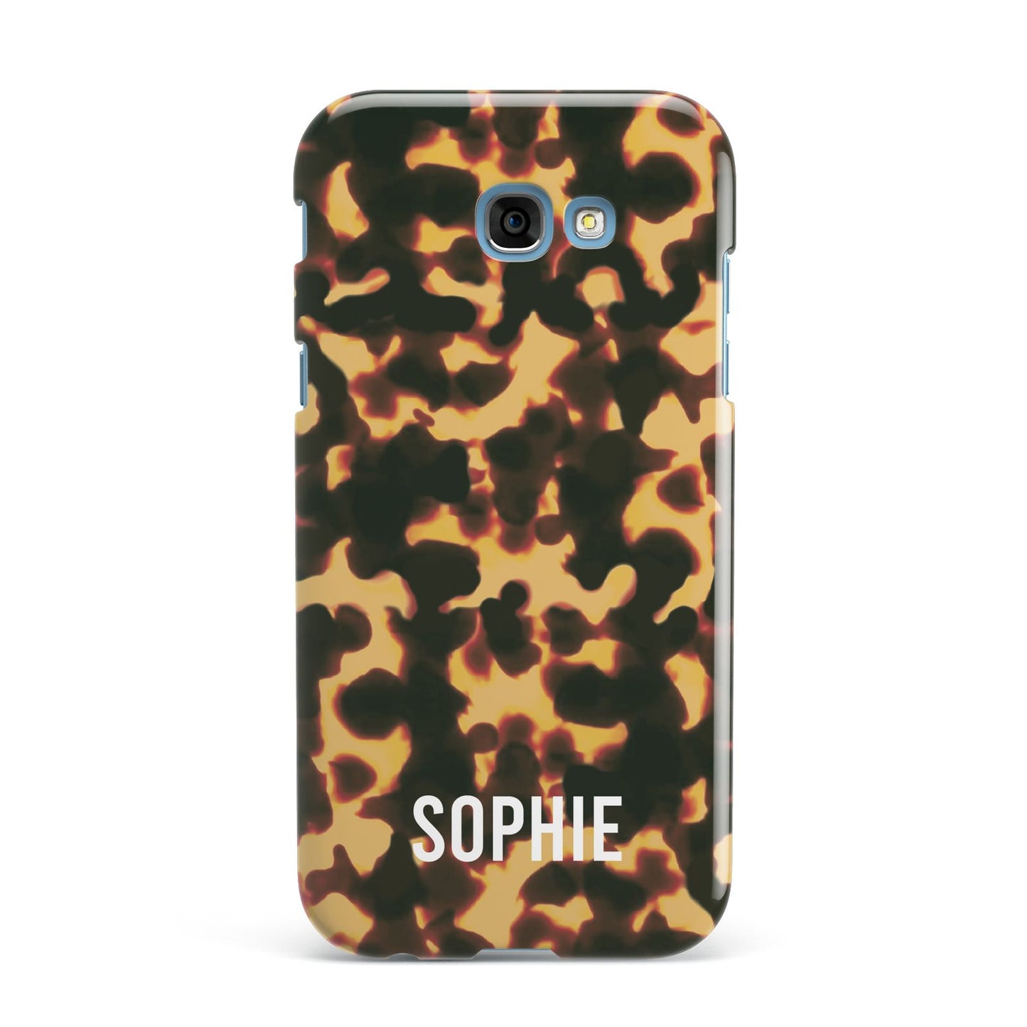 Personalised Tortoise Shell Pattern Samsung Galaxy A7 2017 Case