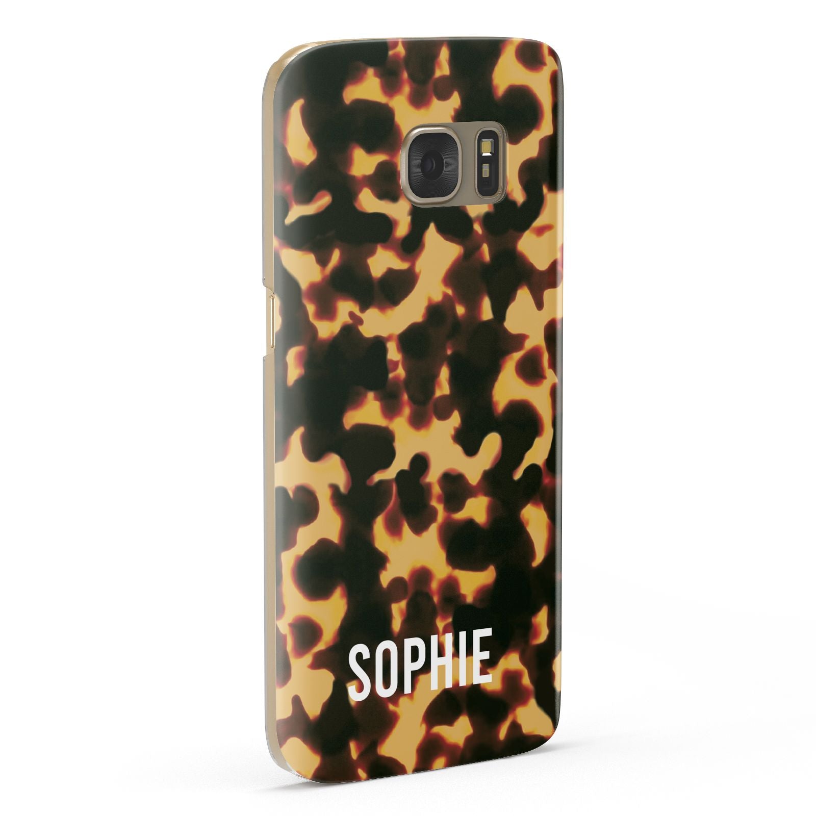 Personalised Tortoise Shell Pattern Samsung Galaxy Case Fourty Five Degrees
