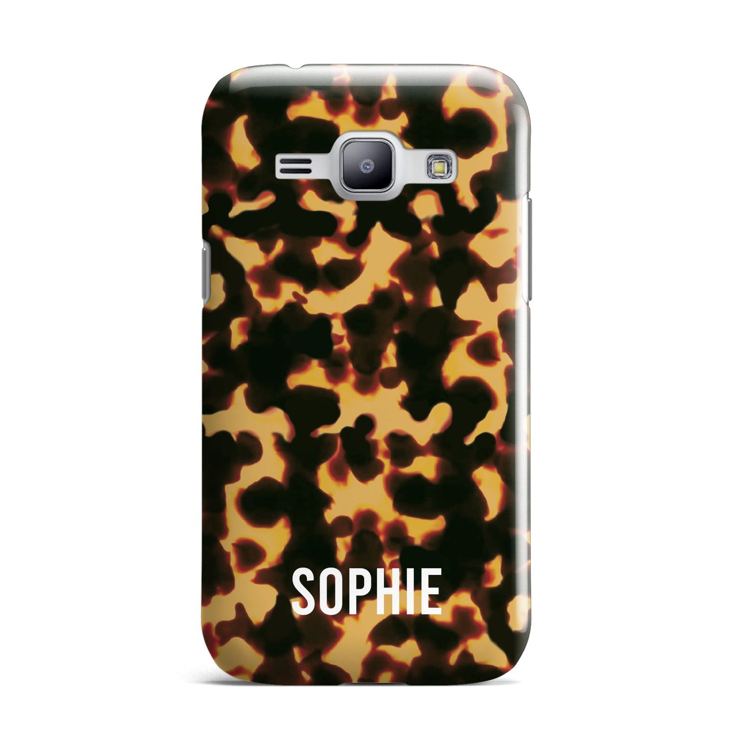 Personalised Tortoise Shell Pattern Samsung Galaxy J1 2015 Case