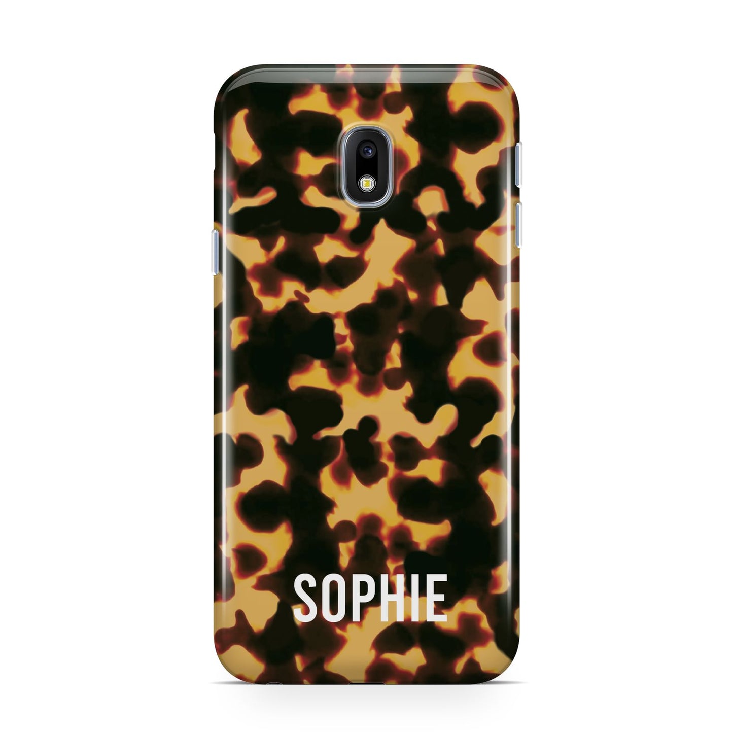 Personalised Tortoise Shell Pattern Samsung Galaxy J3 2017 Case