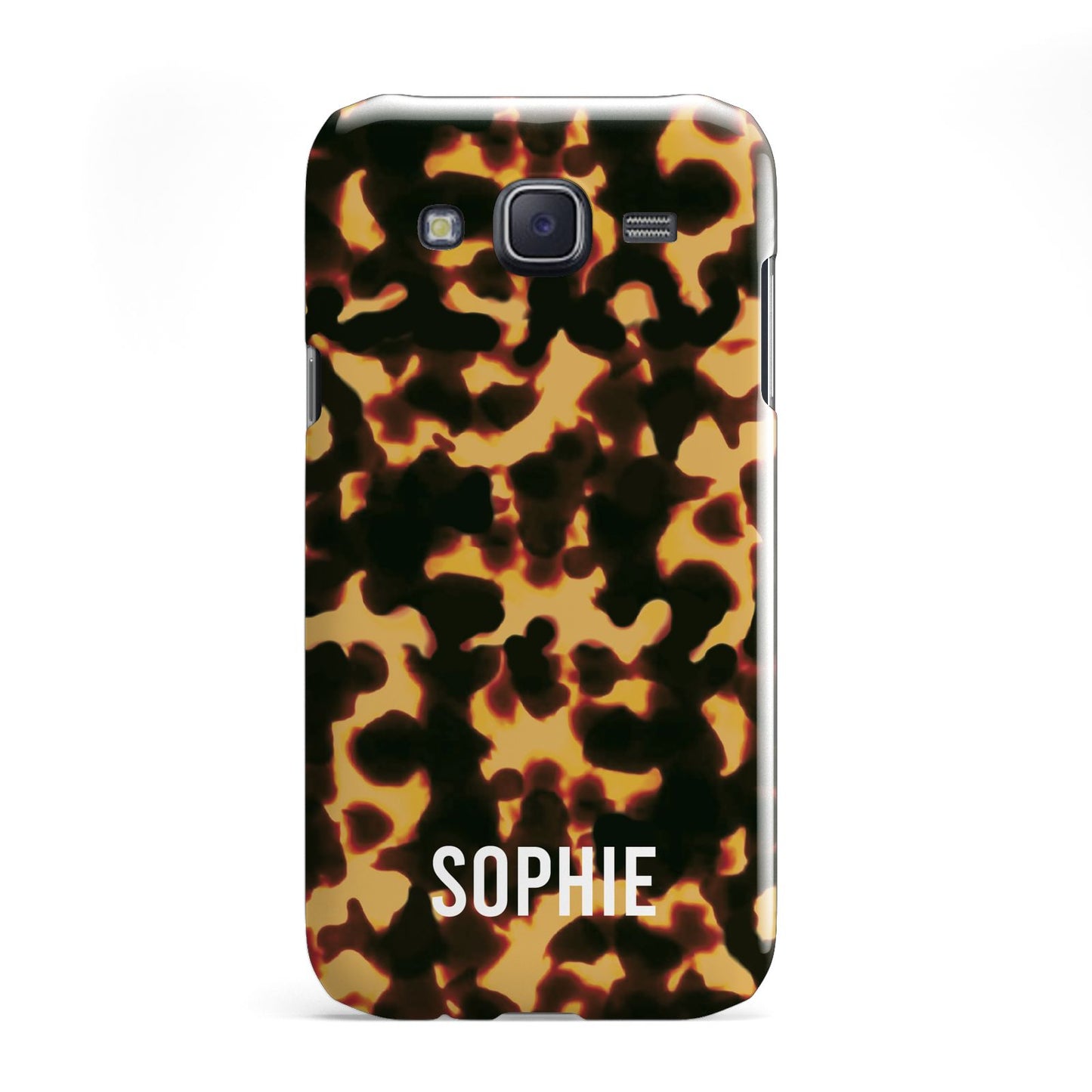 Personalised Tortoise Shell Pattern Samsung Galaxy J5 Case