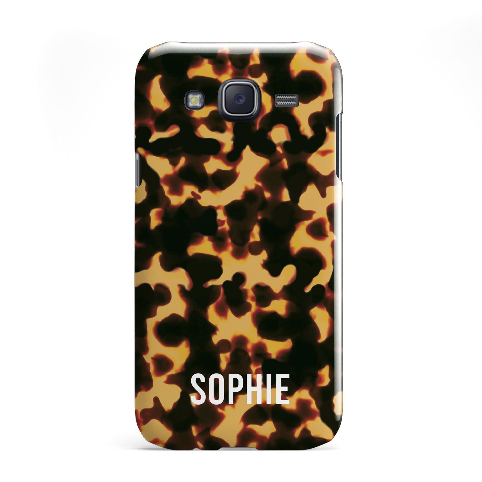 Personalised Tortoise Shell Pattern Samsung Galaxy J5 Case