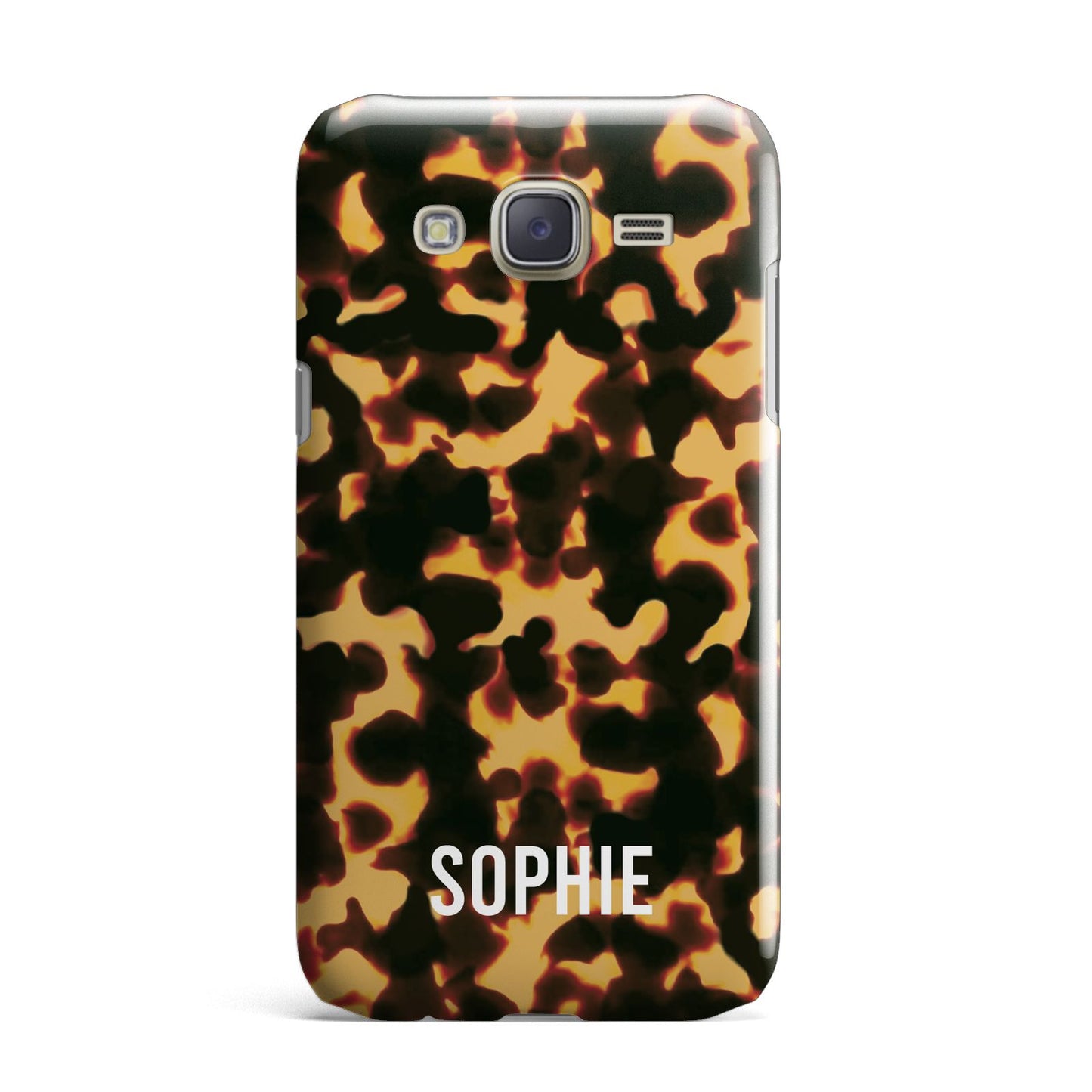Personalised Tortoise Shell Pattern Samsung Galaxy J7 Case