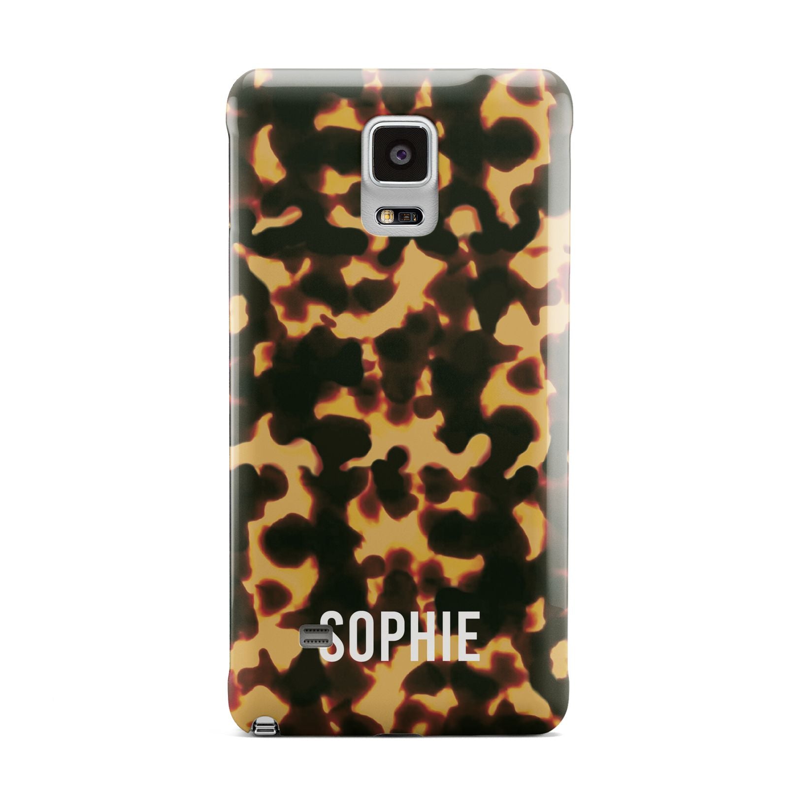 Personalised Tortoise Shell Pattern Samsung Galaxy Note 4 Case