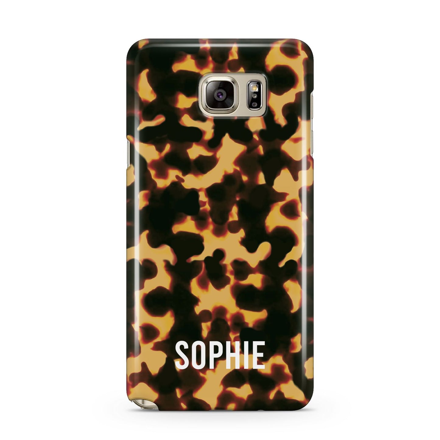 Personalised Tortoise Shell Pattern Samsung Galaxy Note 5 Case