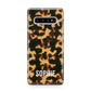 Personalised Tortoise Shell Pattern Samsung Galaxy S10 Plus Case